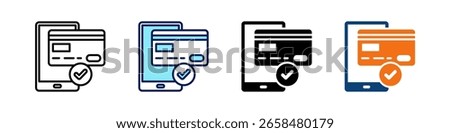 Payment Gateway All In One Icon Multi Styles Vector Set
