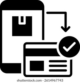 Payment Gateway Icon Glyph Vector Illustration
