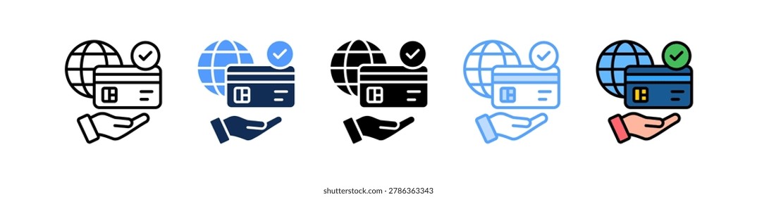 Payment Gateway Icon Multiple Style