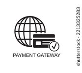 payment gateway icon , secure icon