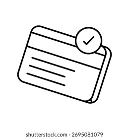 Payment Gateway icon with white background vector stock illustration