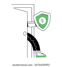 Payment Gateways Linear Mini Illustrations 