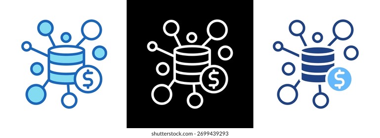 Icono de centro de pagos Ilustración vectorial triplestyle