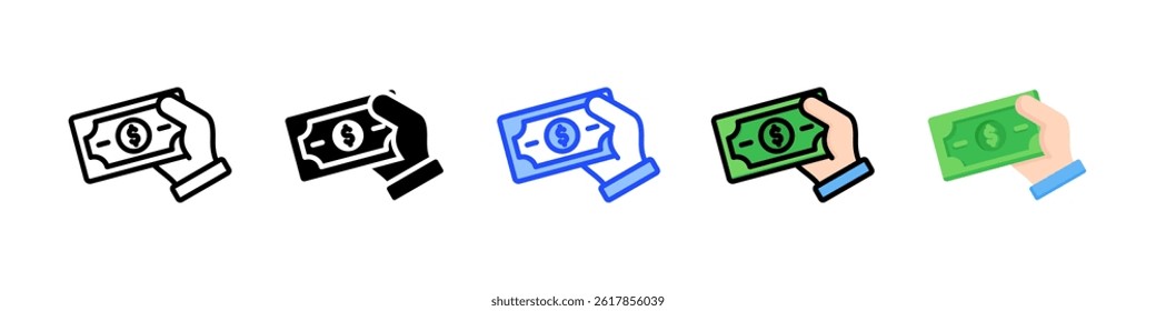 Payment Icon Collection With Multiple Styles