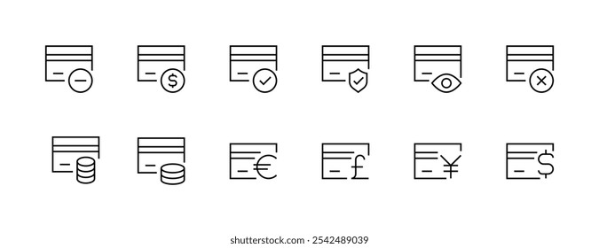 Coleção de ícones de pagamento. Ícone de transação definir Pagamento online, dinheiro, transação, troca, carteira, saco de dinheiro e muito mais. Traçado editável. Pixel perfeito. Grade de 32px.