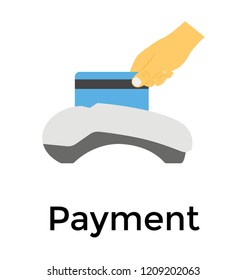 A payment icon with the credit card