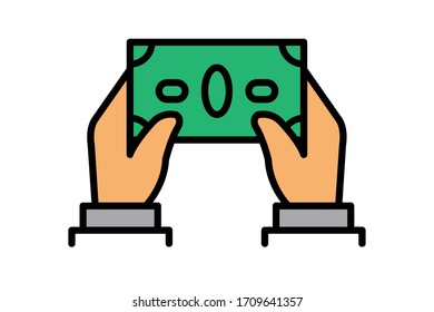 Payment icon design, finance icon.