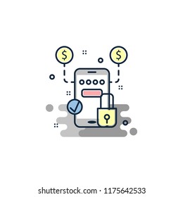 payment icon. Element of business icon for mobile concept and web apps. Colored payment icon can be used for web and mobile