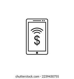 Zahlungssymbol, Finanzsymbol, Vektorgrafik