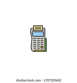 Payment icon flat vector illustration