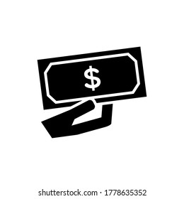 payment icon with glyph style vector for your web design, logo, UI. illustration