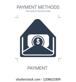 payment icon. high quality filled payment icon on white background. from payment methods collection flat trendy vector payment symbol. use for web and mobile