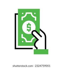 Diseño de la ilustración del icono de pago. Diseño de vectores
