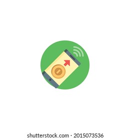 Icono de pago aislado en fondo blanco