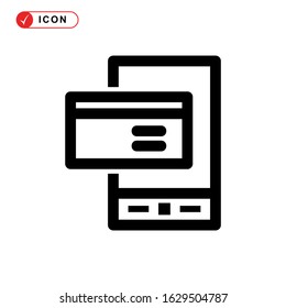 payment icon or logo isolated sign symbol vector illustration - high quality black style vector icons
