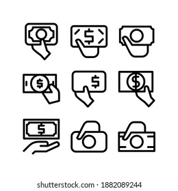 icono de pago o logotipo símbolo de signo aislado ilustración vectorial - Colección de iconos vectores de estilo negro de alta calidad
