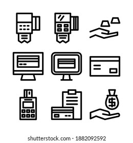 icono de pago o logotipo símbolo de signo aislado ilustración vectorial - Colección de iconos vectores de estilo negro de alta calidad
