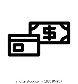 icono de pago o logotipo símbolo de signo aislado ilustración vectorial - iconos vectoriales de estilo negro de alta calidad
