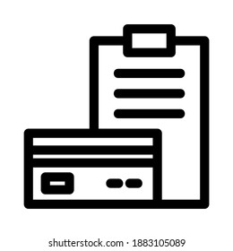icono de pago o logotipo símbolo de signo aislado ilustración vectorial - iconos vectoriales de estilo negro de alta calidad
