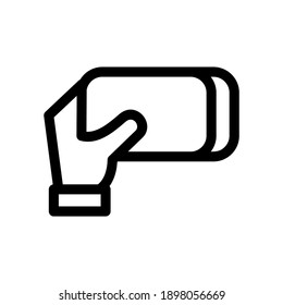 icono de pago o logotipo símbolo de signo aislado ilustración vectorial - iconos vectoriales de estilo negro de alta calidad
