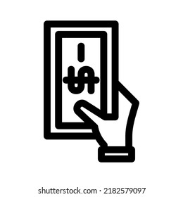 icono de pago o logotipo símbolo de signo aislado ilustración vectorial - iconos vectoriales de estilo negro de alta calidad
