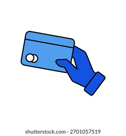 Payment icon outline editable stroke line drawing eps.