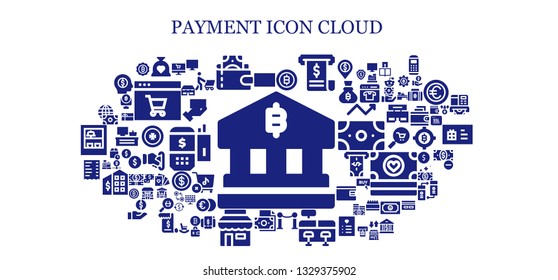 payment icon set. 93 filled payment icons.  Collection Of - Bank, Gift card, Budget, Wallet, Bitcoin, Invoice, Line, Cash register, Money, Shop, Receipt, Economy, Online shop