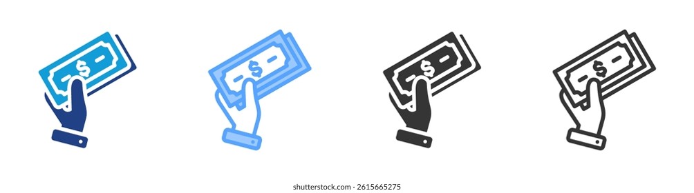 Payment icon set multiple style collection