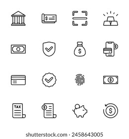 payment icon set vector illustration