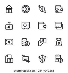 payment icon set vector illustration