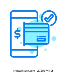 Icono de pago en forma de Ilustración vectorial