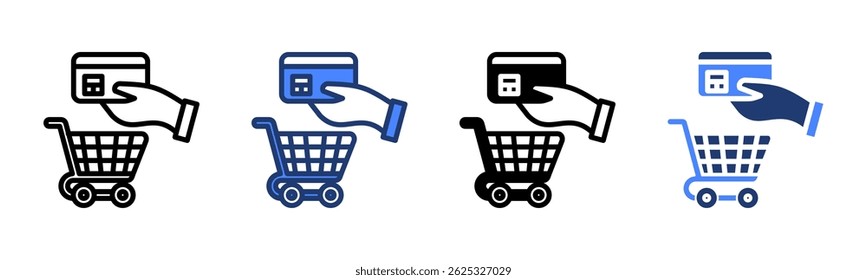 Payment icon sheet multiple style collection