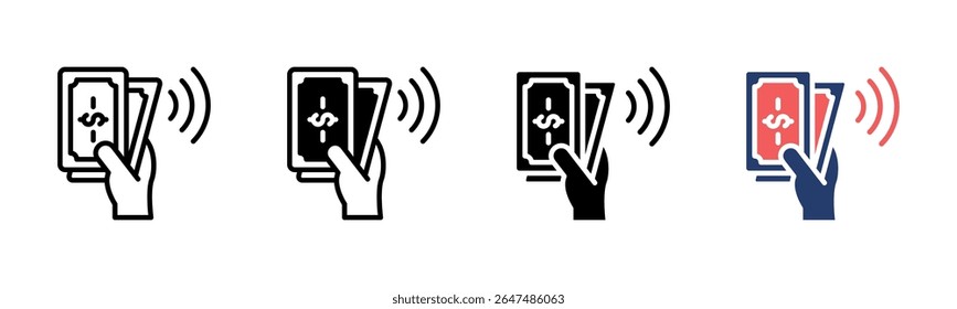 Payment icon sheet multiple style collection