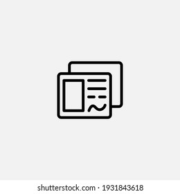 Vector de signo de icono de pago,Símbolo, ilustración de logotipo para web y móvil