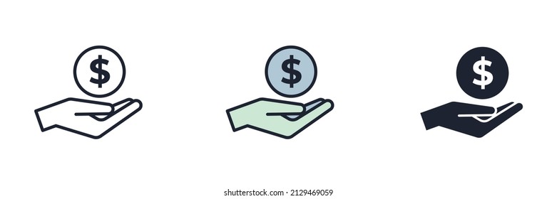payment icon symbol template for graphic and web design collection logo vector illustration