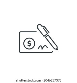 Icono de pago, icono de pago vectorial, ilustración vectorial