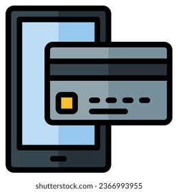 Payment icon vector. Simple icon in filled line style, suitable for graphic design, website and mobile app