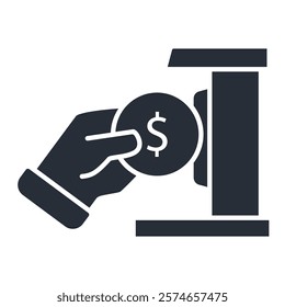 payment icon. vector.Editable stroke.linear style sign for use web design,logo.Symbol illustration.