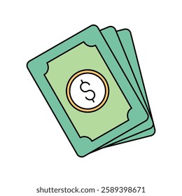 payment icon with white background vector stock illustration