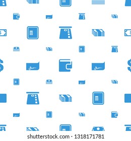 payment icons pattern seamless white background. Included editable filled credit card in atm, wallet, money, atm, check, dollar, credit card icons. payment icons for web and mobile.