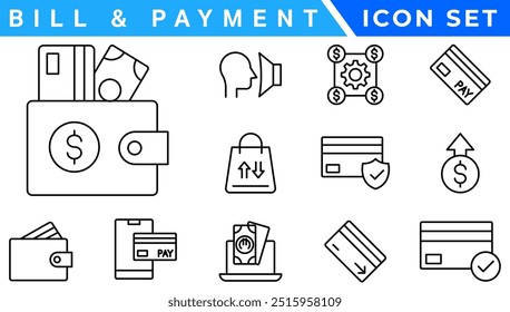Payment icons. Pay concept icon set. Online payment. Payment options. Pay icon collection.