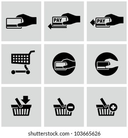 Payment icons set. E-commerce.