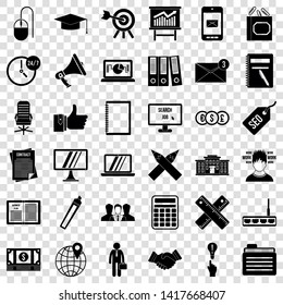 Payment icons set. Simple style of 36 payment vector icons for web for any design