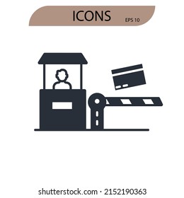 payment icons  symbol vector elements for infographic web