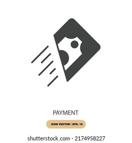 payment icons  symbol vector elements for infographic web