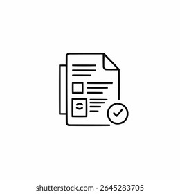 Payment, invoice, and financial record keeping icon