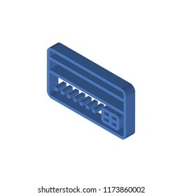 Payment isometric left top view 3D icon