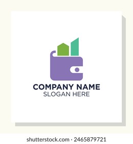 concepto de diseño de logotipo de pago, inspiración de diseño de logotipo de cartera