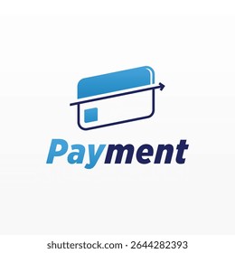 Payment logo design template with unique letter P