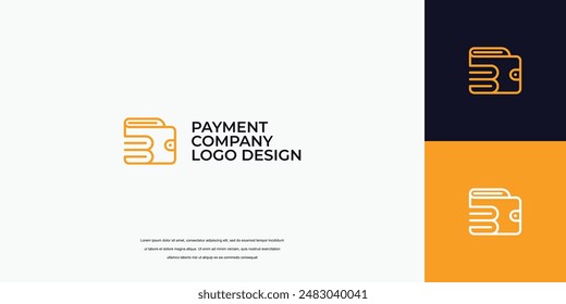 payment logo design, wallet logo with letter B